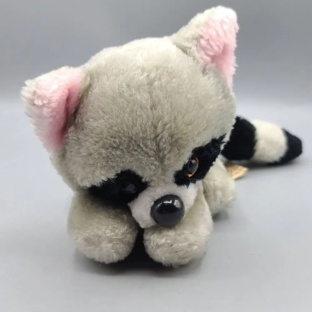 Applause Vintage Raccoon Stuffed Animal Plush 1981
